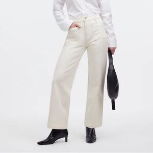 Madewell Emmett Wide-Leg Full Length Jean: Patch Pocket Edition